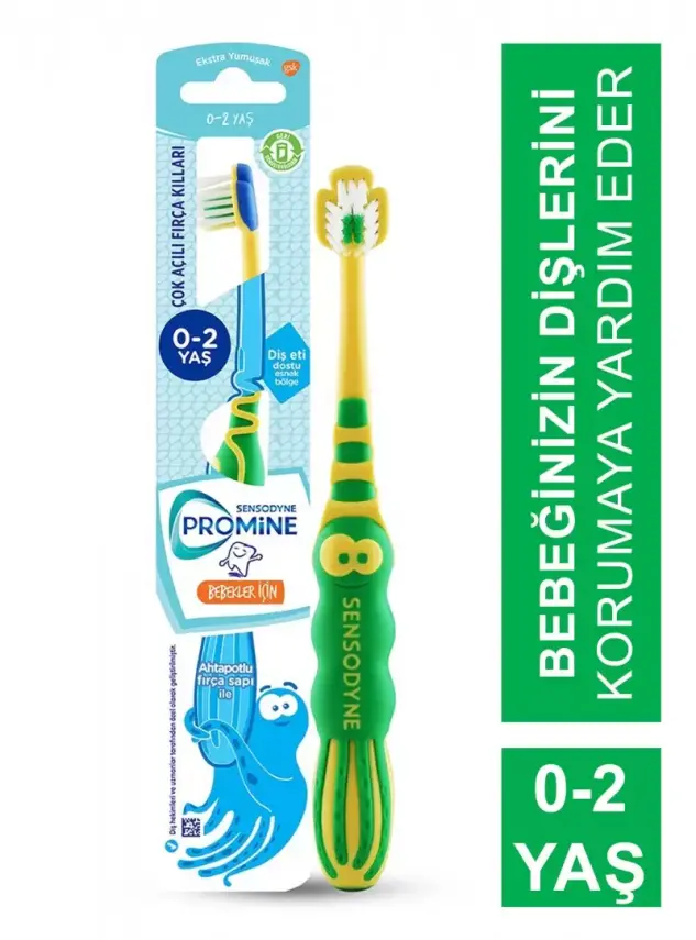 Sensodyne Promine Kids 0-2 Yaş Bebekler İçin Diş Fırçası - Ekstra Yumuşak - 1