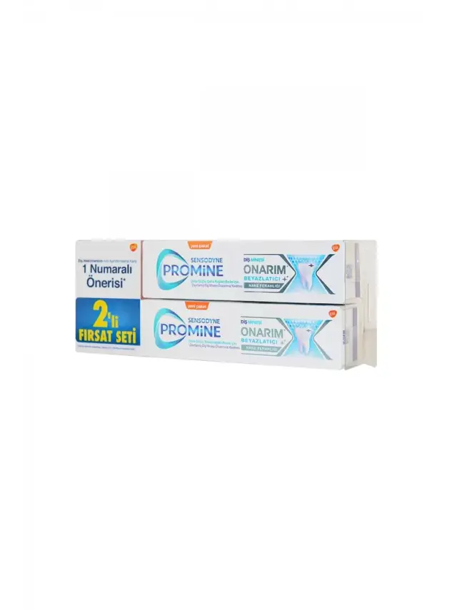 Sensodyne Promine Onarım Beyazlatıcı 75 ml - 2'li Fırsat Seti - - 1