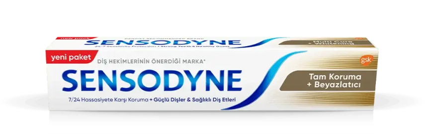 Sensodyne Tam Koruma + Beyazlatıcı Diş Macunu 75 ml - 1