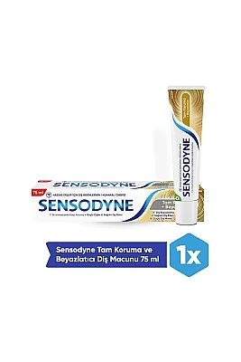Sensodyne Tam Koruma + Beyazlatıcı Diş Macunu 75 ml - Sensodyne