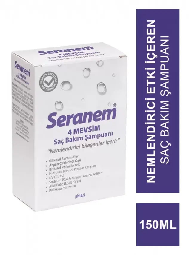 Seranem 4 Mevsim Saç Bakım Şampuanı 150 ml - 2