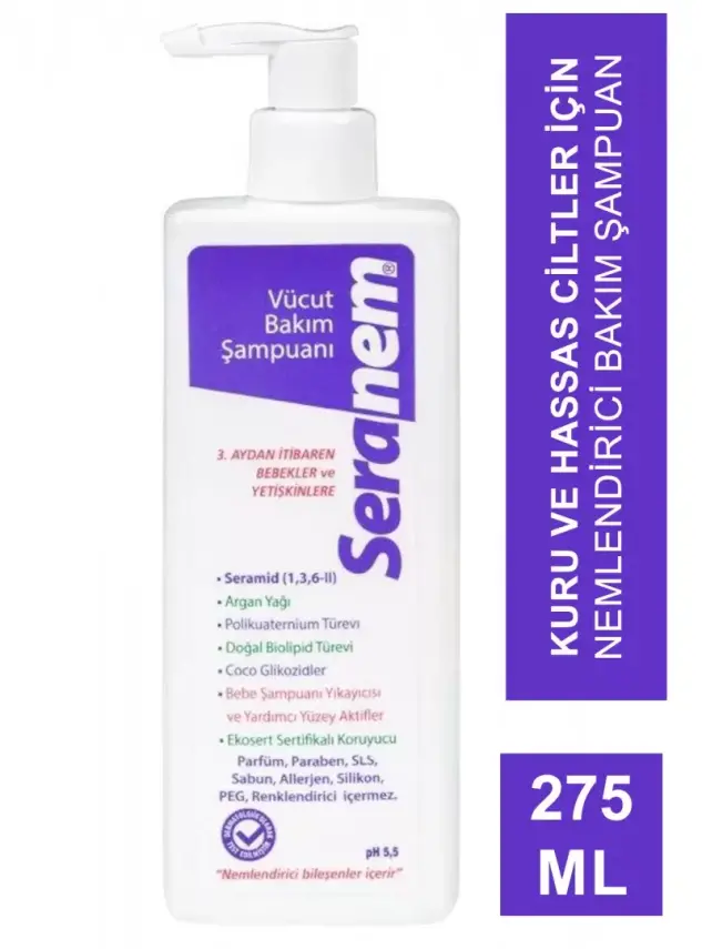 Seranem Vücut Bakım Şampuanı 275ml - 3
