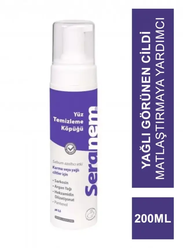Seranem Yüz Temizleme Köpüğü 200ml - 2