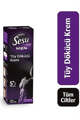 Sesu Erkekler için Tüy Dökücü Krem 100ml - Sesu