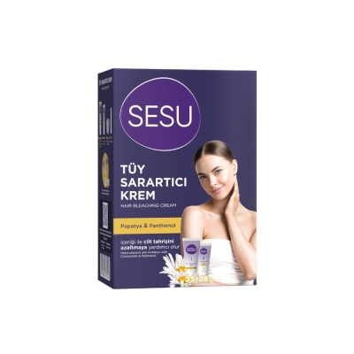 Sesu Tüy Sarartıcı Krem 35 gr +18 gr - Sesu
