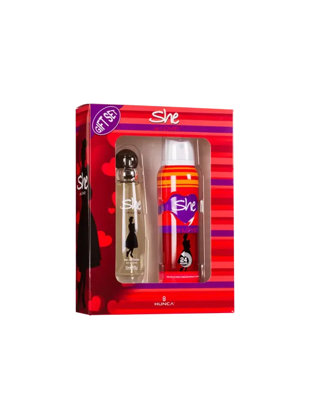 She Love Kofre - Women - 50 ml Edt + 150 ml Deo - 1
