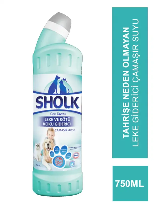 Sholk Leke ve Kötü Koku Giderici Çamaşır Suyu 750 ml - 2