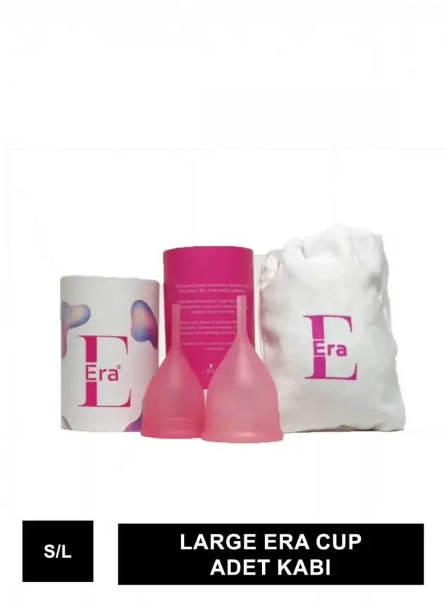 Silicone Era Era Menstrual Cup - Adet Kabı - – S/L İkili Paket - 1