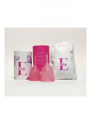 Silicone Era Era Menstrual Cup - Adet Kabı - – S/L İkili Paket - 2