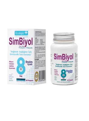 Simbiyol 8 Enzim 60 Kapsül - 1