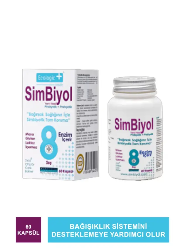 Simbiyol 8 Enzim 60 Kapsül - 2