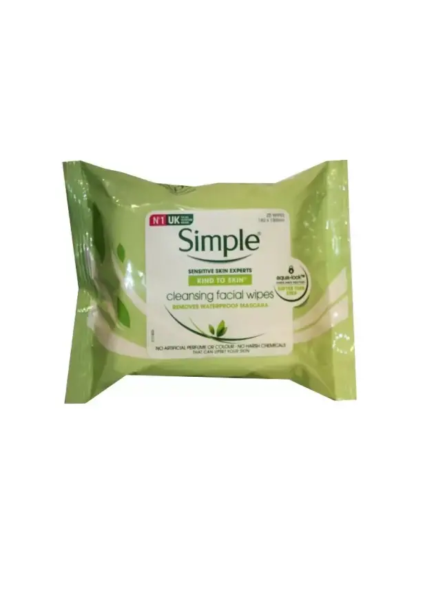 Simple Makyaj Temizleme Mendili Hassas Cilt 25li - 1