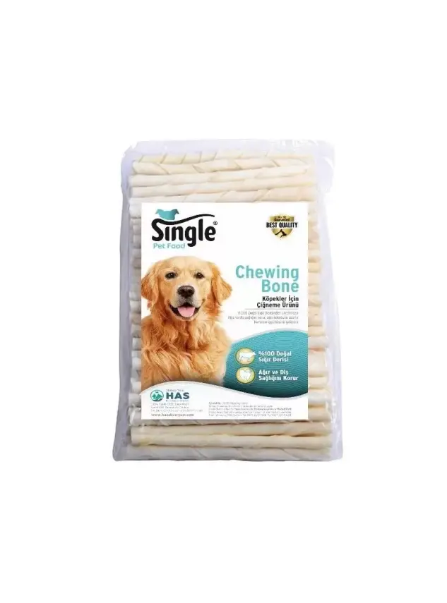Single Burgu Çubuk 12Cm 6Gr 100'Lü Beyaz - 1