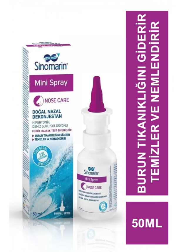Sinomarin Mini Burun Spreyi 50 ml - Wellcare