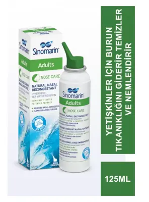 Sinomarin Yetişkin Deniz Suyu Spreyi 125 ml - Wellcare