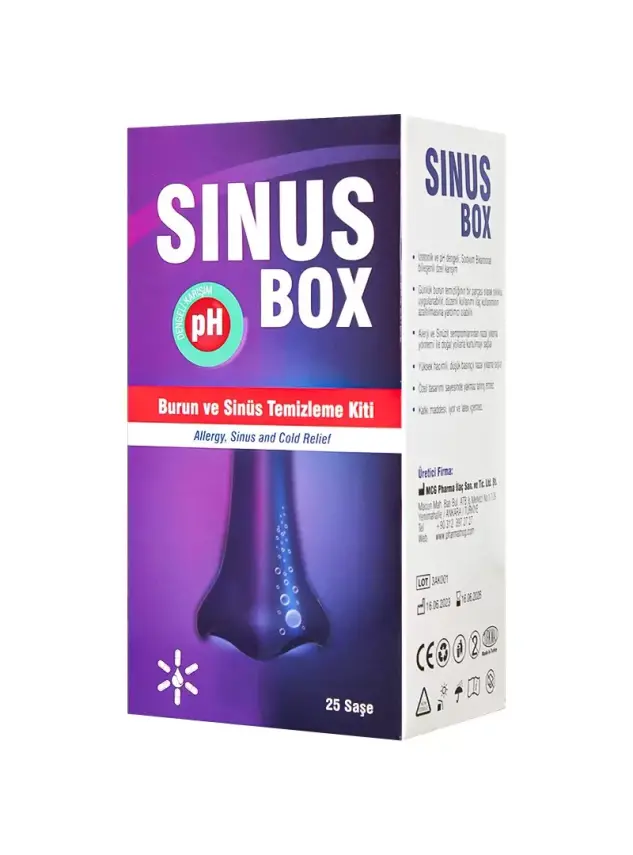 Sinus Box Burun ve Sinüs Temizleme Kiti 25 Saşe - 2