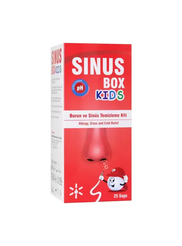 Sinus Box Kids Burun ve Sinüs Temizleme Kiti 25 Saşe - 1