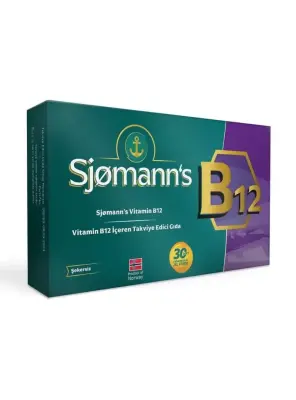 Sjomann's B12 30 Çiğnenebilir Jel Tablet - Sjomanns
