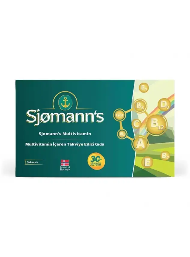 Sjomann's Multivitamin 30 Çiğnenebilir Jel Tablet - 1