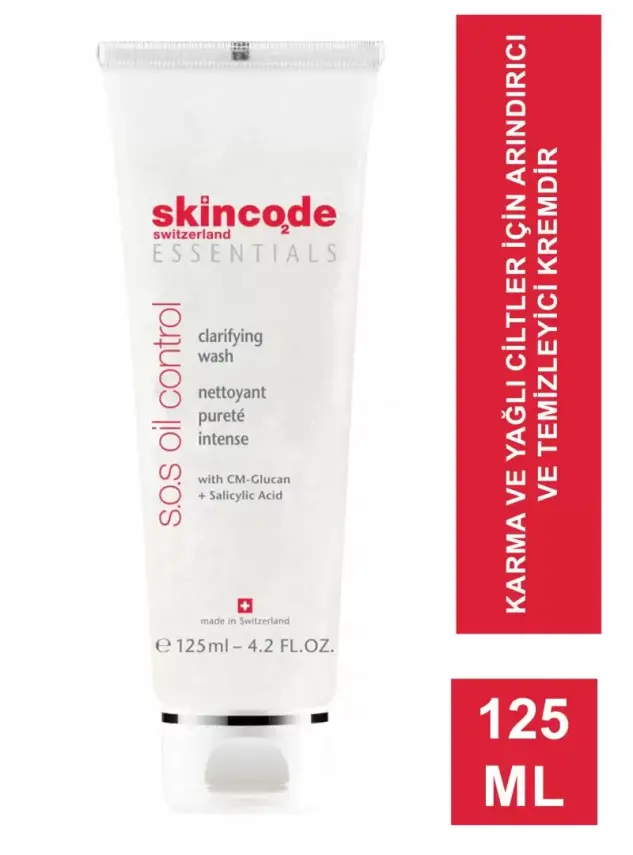 Skincode S.O.S Oil Control Clarifying Wash 125 ml - Temizleyici Krem - 2