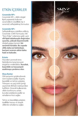 Skins Derm Ceramide NP+ Intensive Therapy & Moisturizer Cream 60ml - 3