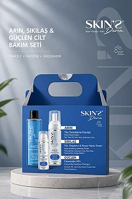 Skins Derm Arın, Sıkılaş, Güçlen Cilt Bakım Seti - Skins Derm