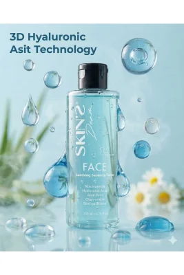 Skins Derm Face Shooting Serenity Toner 200ml - 4