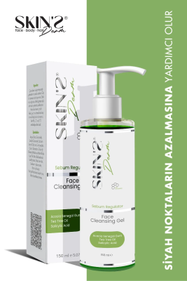 Skins Derm Sebum Regulator Face Cleansing Gel 150 ml - 1