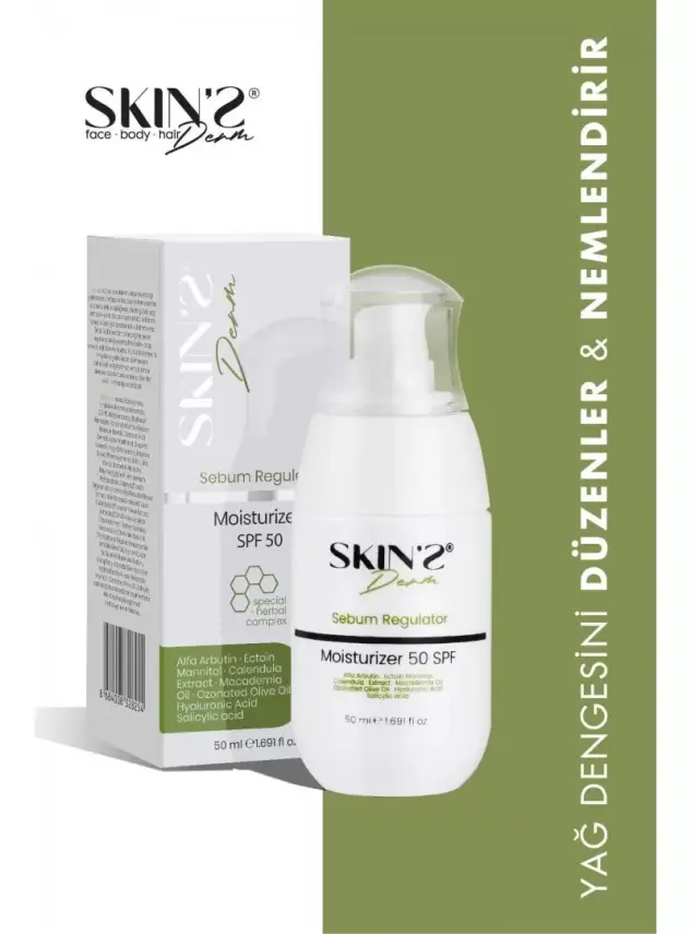 Skins Derm Sebum Regulator Moisturizing Spf50 Cream 50 ml - 1