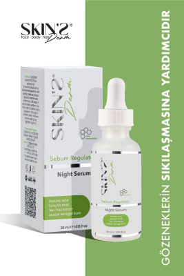 Skins Derm Sebum Regulator Night Serum 30 ml - 1