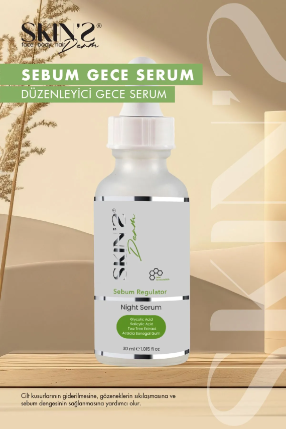 Skins Derm Sebum Regulator Night Serum 30 ml - 3