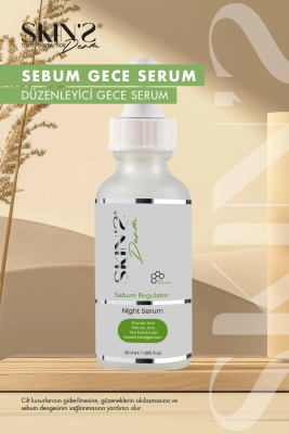 Skins Derm Sebum Regulator Night Serum 30 ml - 3