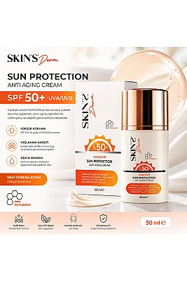 Skins Derm Spf50+ Sun Protection Angi Aging Cream 50 ml - 2