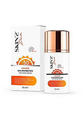 Skins Derm Spf50+ Sun Protection Angi Aging Cream 50 ml - Skins Derm