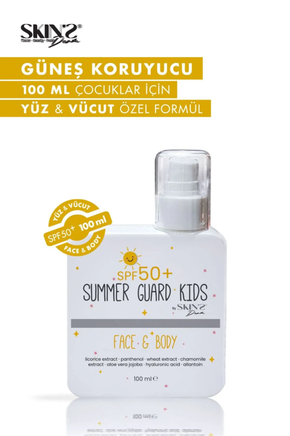 Skins Derm Summer Guard Kids Spf50+ Face & Body Güneş Kremi 100 ml - 2
