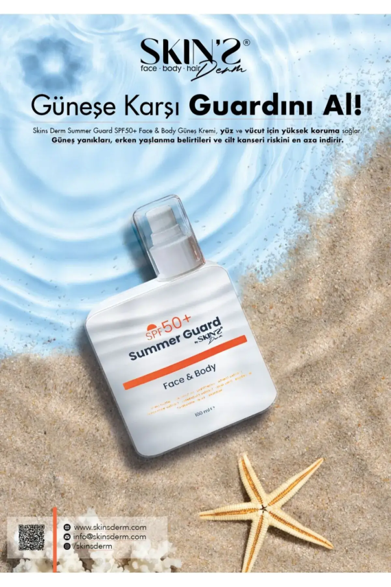 Skins Derm Summer Guard Spf50+ Face & Body Güneş Kremi 100 ml - 3