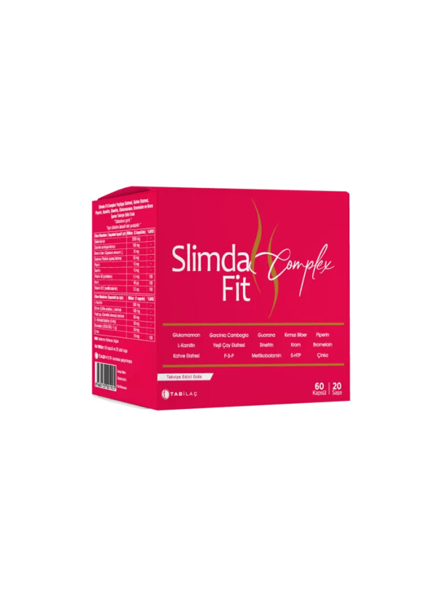Slimda Fit Complex 60 Kapsül 20 Saşe - Tabilaç