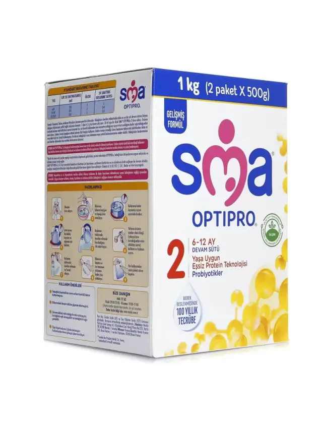SMA Optipro Probiyotik 2 Devam Sütü 1000 gr 6-12 Ay - 1