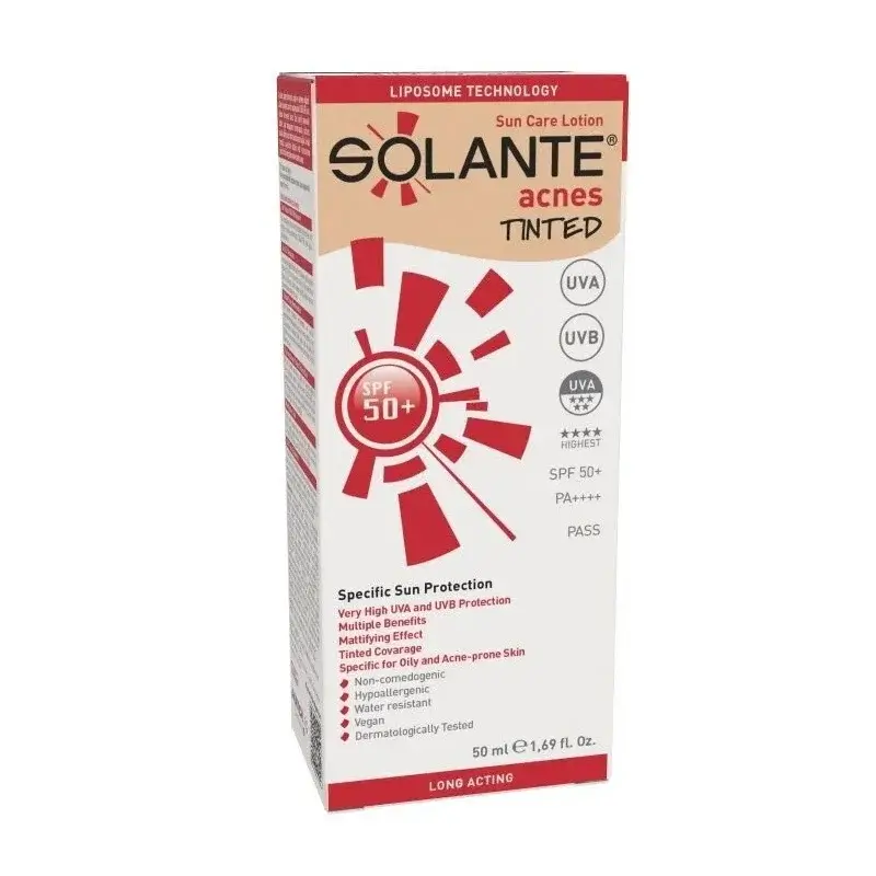 Solante Acnes Tinted SPF 50+ Losyon 50 ml - 2