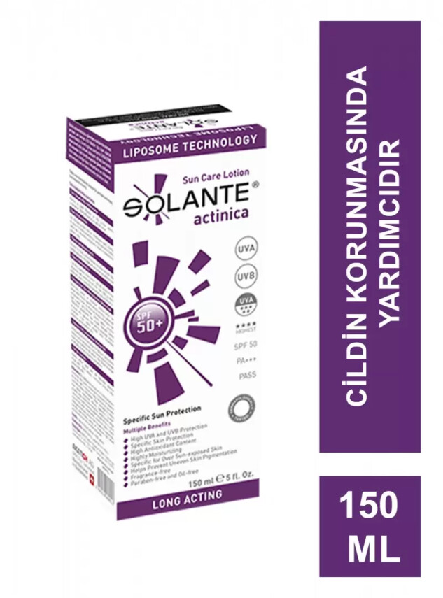 Solante Actinica Spf 50+ Güneş Koruyucu Losyon 150 ml - Solante