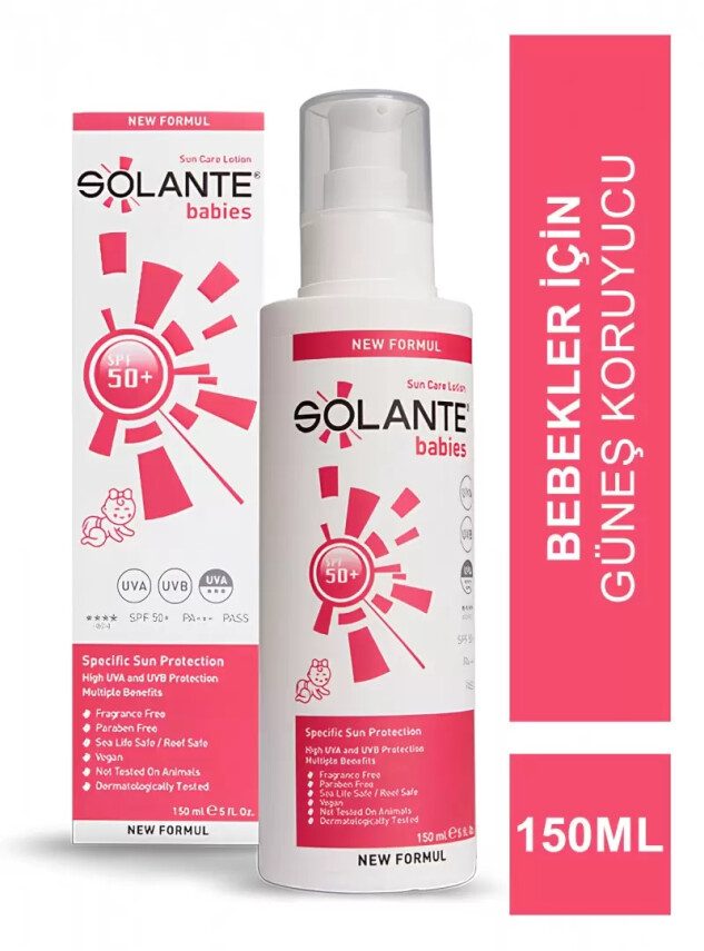 Solante Baby Bebek Güneş Koruyucu Losyon SPF 50+ 150 ml - Solante