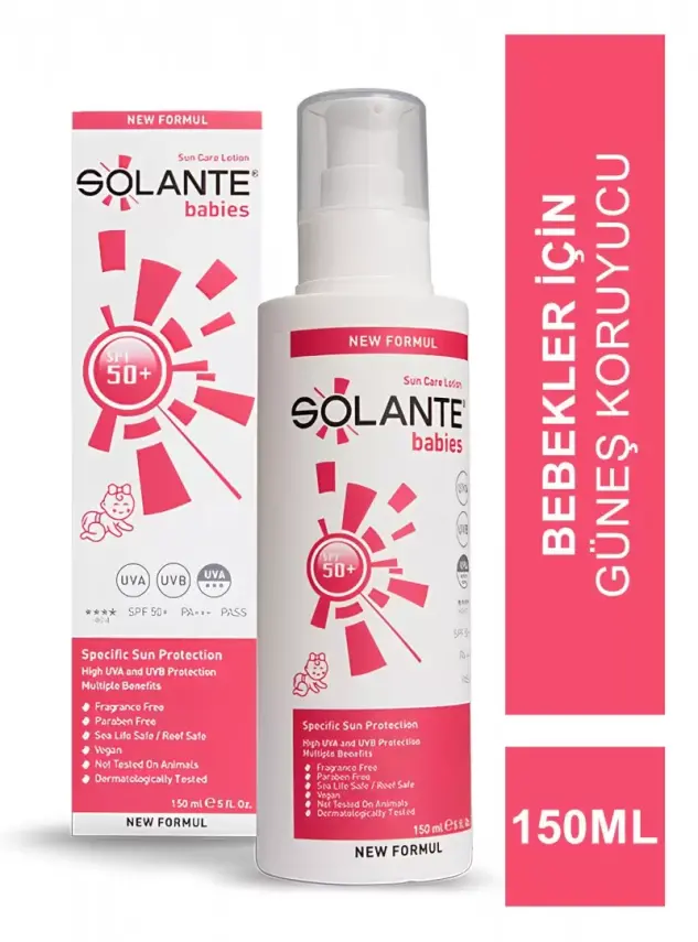 Solante Baby Bebek Güneş Koruyucu Losyon SPF 50+ 150 ml - 1