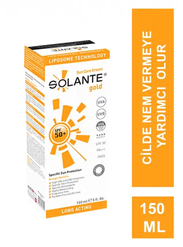 Solante Gold Güneş Kremi SPF50 + 150ml - 1