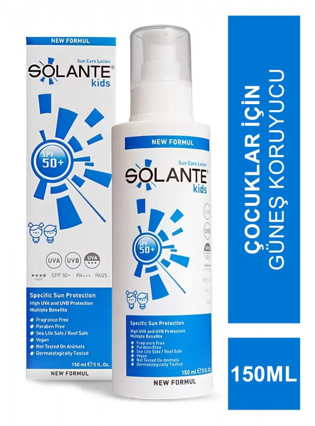 Solante Kids Çocuk Güneş Koruyucu Losyon SPF 50+ 150 - Solante