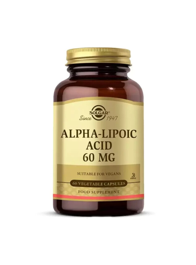 Solgar Alpha Lipoic Acid 60 mg 60 Kapsül - Solgar