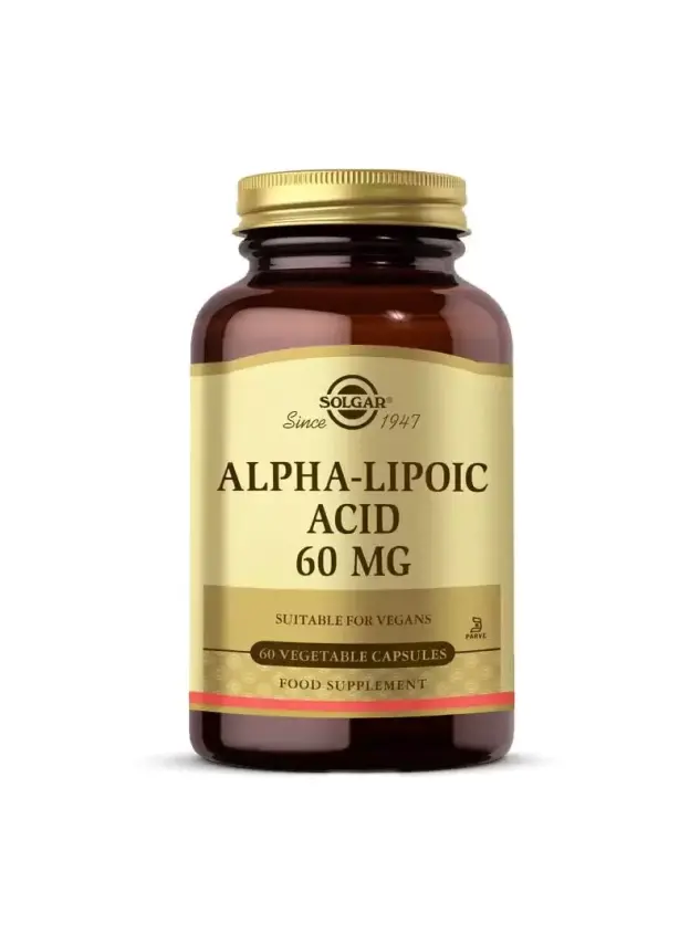 Solgar Alpha Lipoic Acid 60 mg 60 Kapsül - 1