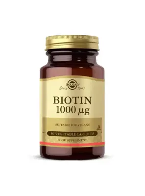 Solgar Biotin 1000 mcg 50 Kapsül - Solgar