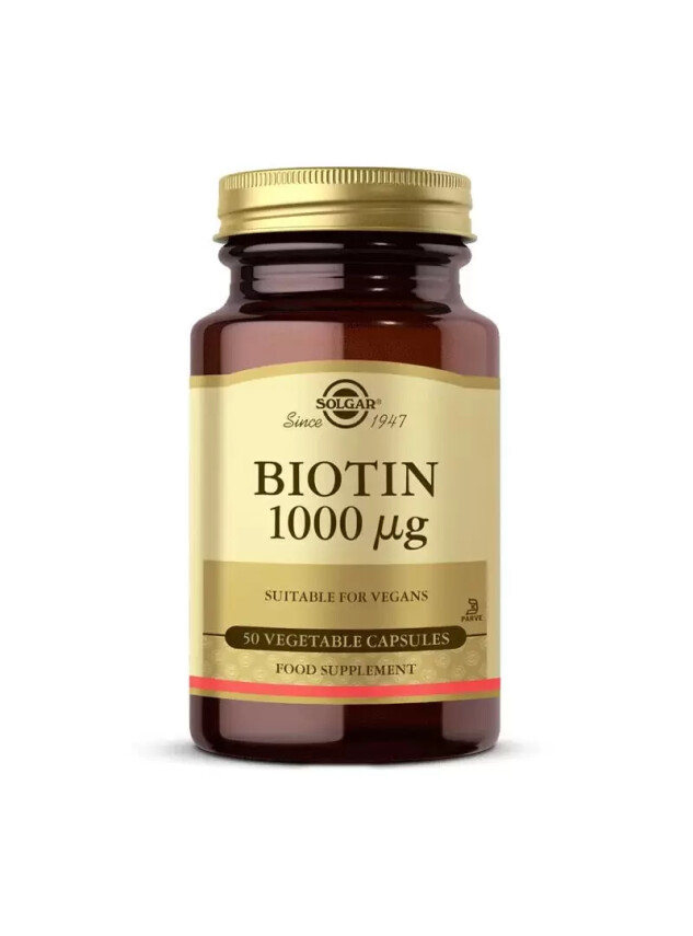Solgar Biotin 1000 mcg 50 Kapsül - Solgar