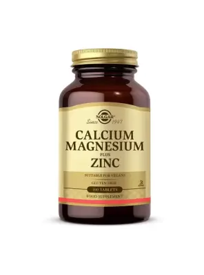 Solgar Calcium Magnesium Plus Zinc 100 Tablet - Solgar