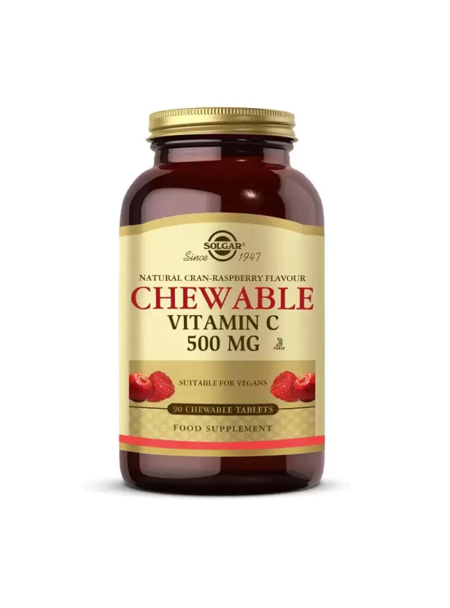 Solgar Chewable Vitamin C 500 mg 90 Tablet - Solgar